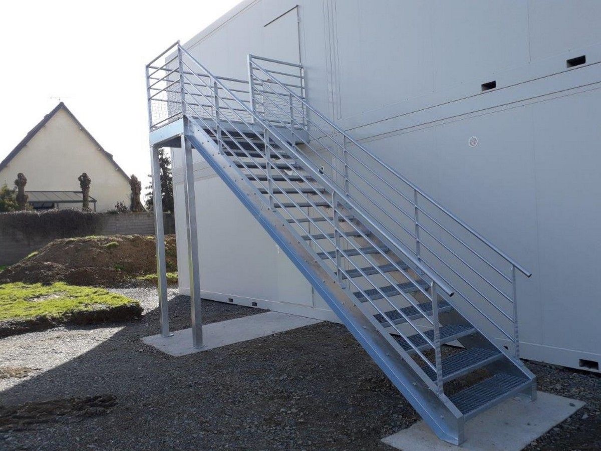 Escaliers industriels, photo 1
